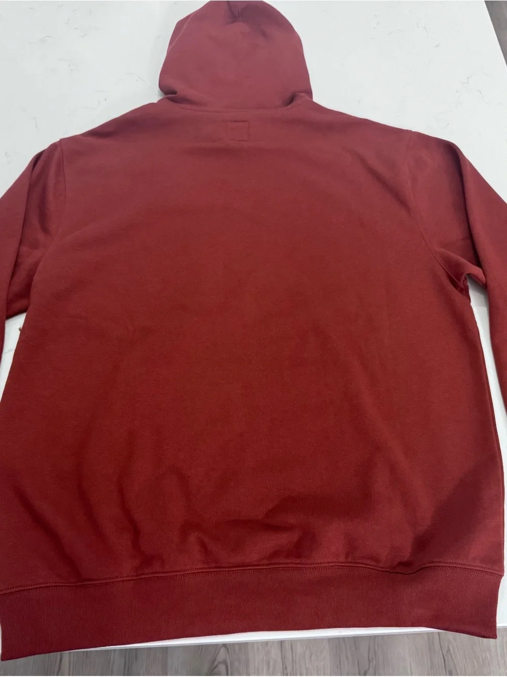 Vans Men's Brick Red 'Off The Wall' Graphic Hoodie - Picture 3 of 6